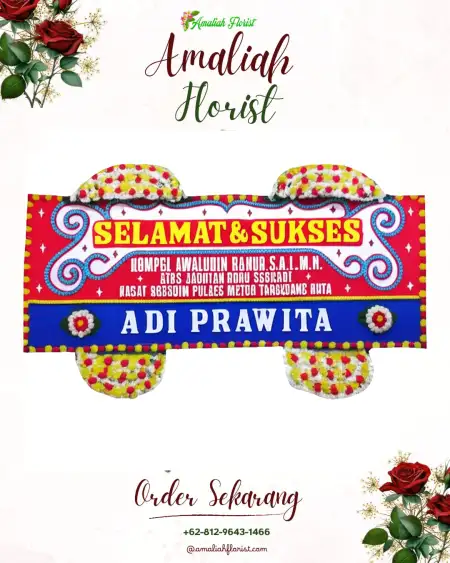 Papan Bunga Ucapan Selamat Butuh Kidul